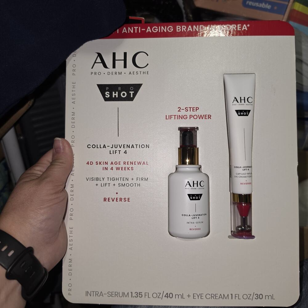 AHC Pro Shot Colla Juvenation Lift 4 Duo Serum Eye & Face Cream 40ml/30ml